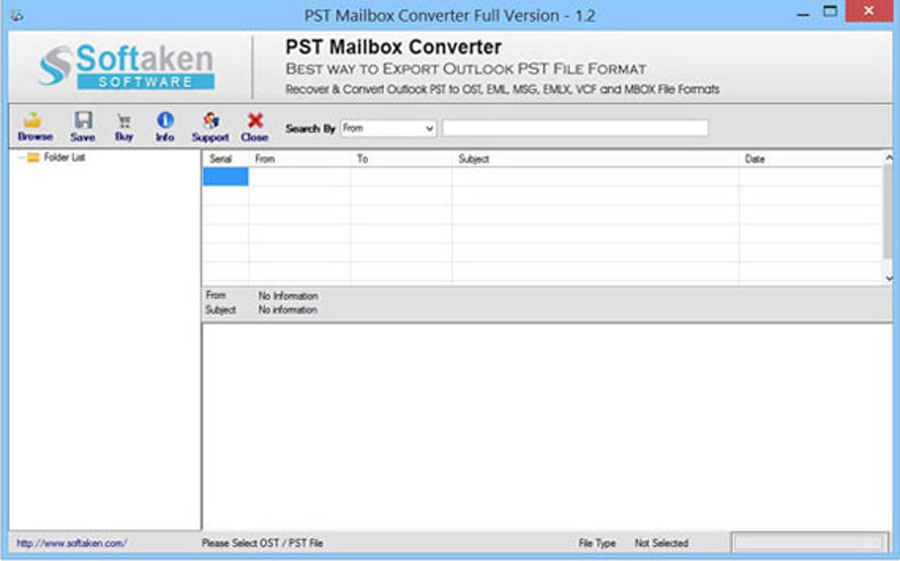 PST to EML Converter as Outlook Convert screenshot